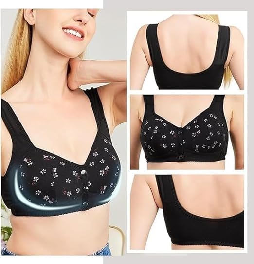 2 Pack Front Closure Wireless Lace Bra U484