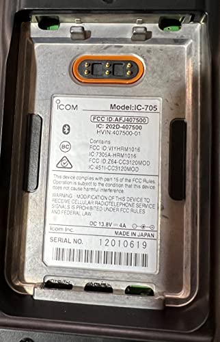IC-705 HF/VHF/UHF All Mode Portable QRP 5W/10W Transceiver E794