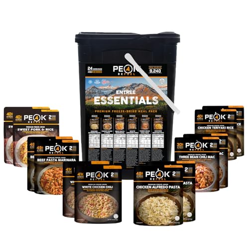 24 Servings Freeze-Dried Real Meat Emergency Food G2019