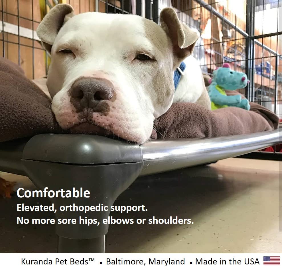 Walnut PVC Heavy Duty Vinyl Dog Bed 50" x 36" L758399