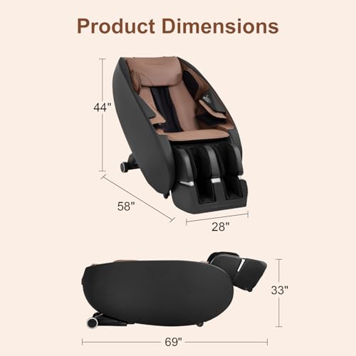 Black Shiatsu Massage Chair with Zero Gravity O94005