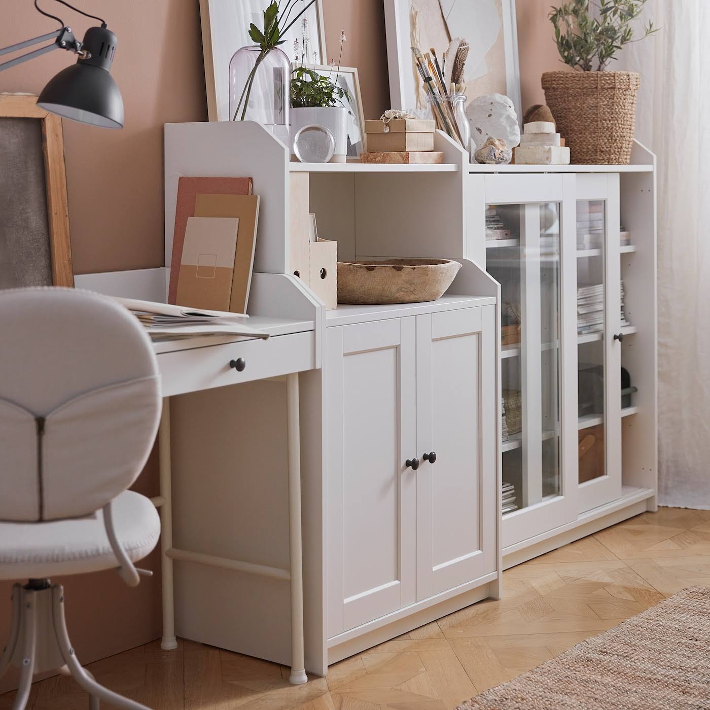 White Cabinet with 2 Doors O374512