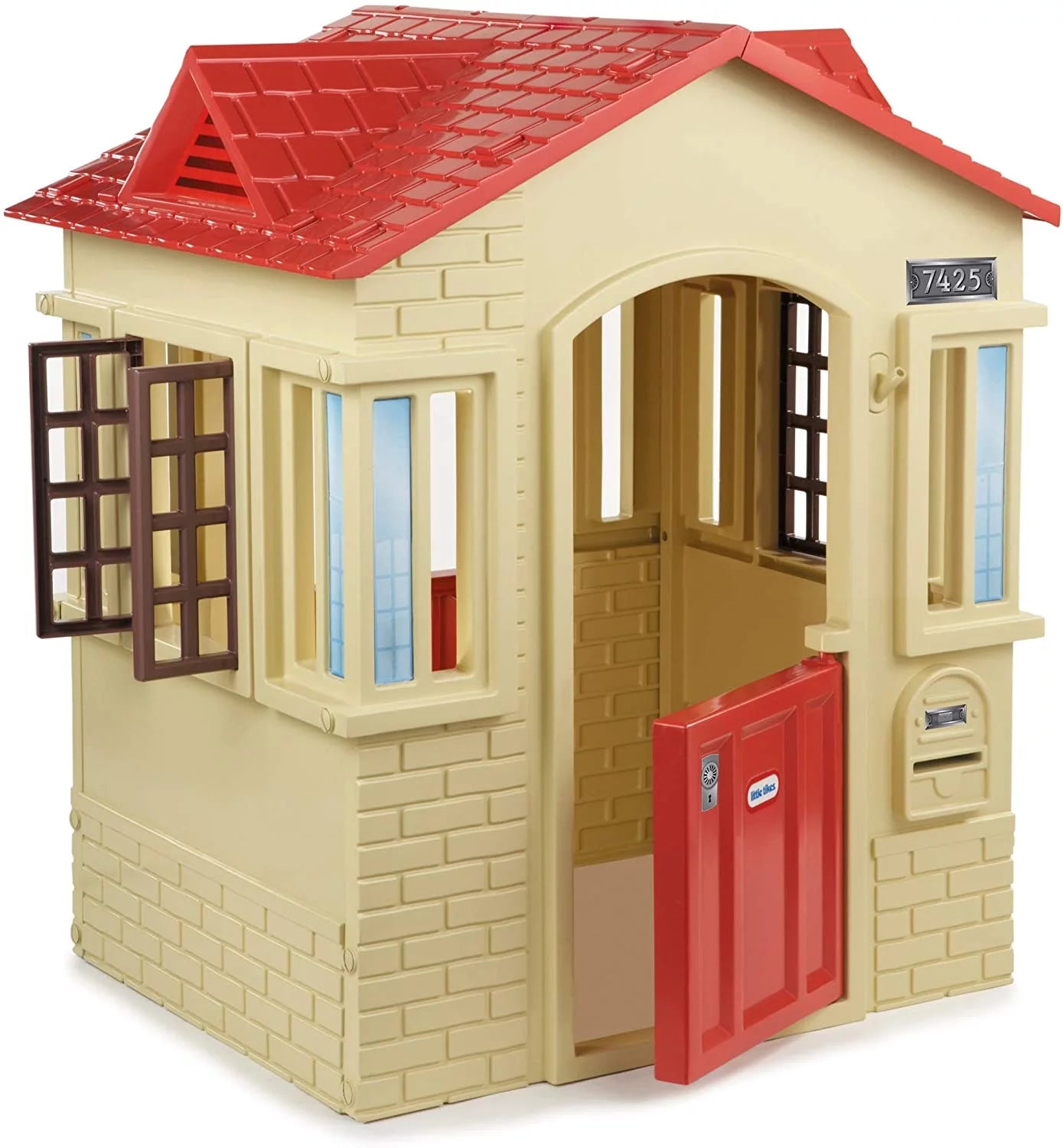 Tan Playhouse with Doors and Windows D518259
