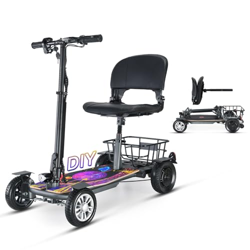 4 Wheeled Lightweight Foldable Mobility Scooter V556482