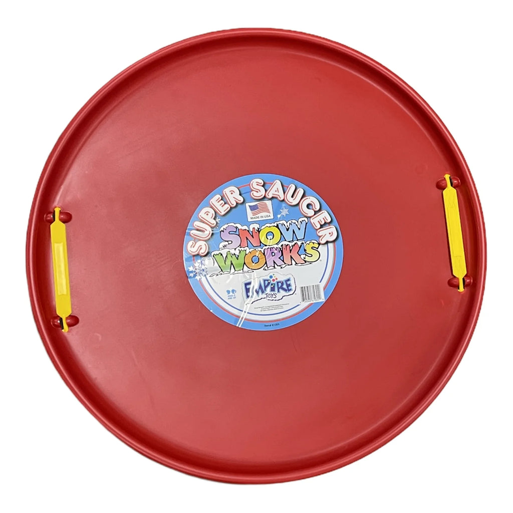 Red 28 Inch Round Snow Sled Q14852
