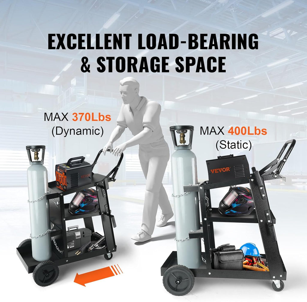 3 in 1 270 Amp MIG TIG Arc Welder with Welding Cart X5139