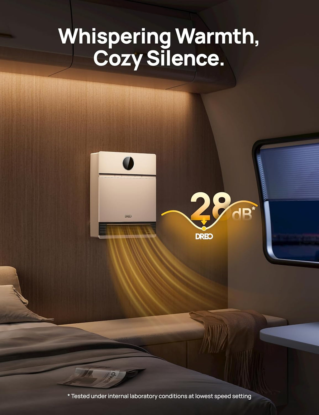 IP24 Electric PTC Space Heater with Remote Control B45371