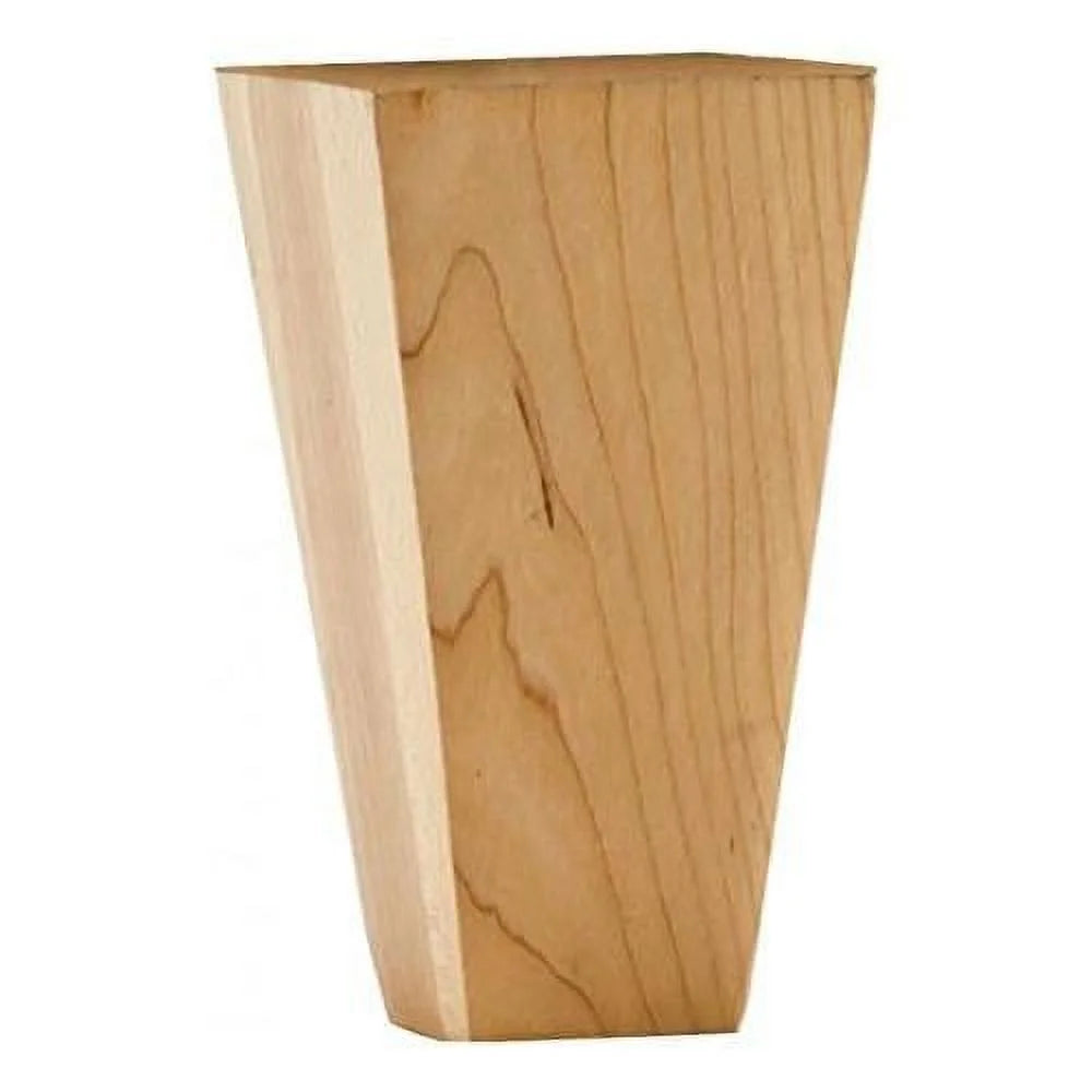 Cabinet Furniture Leg 2-1/4" X 4" Maple N475852