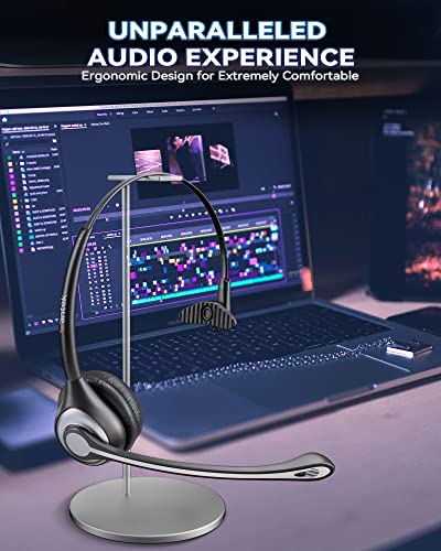 Corded Telephone Headset with Noise Canceling Mic and Quick Disconnect M306206