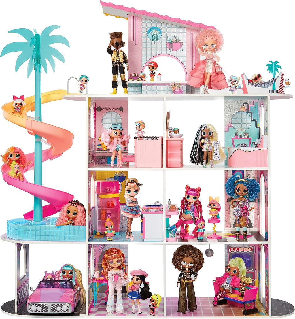 OMG Fashion House Playset with 85+ Surprises and Real Wood T214