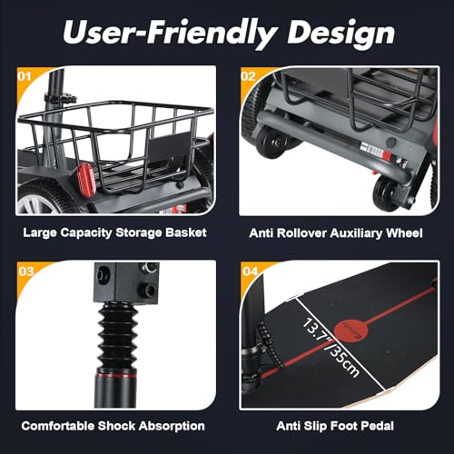 4 Wheeled Lightweight Foldable Mobility Scooter V556482