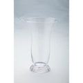 10” Handblown Glass Candle Holder with Pedestal D6922