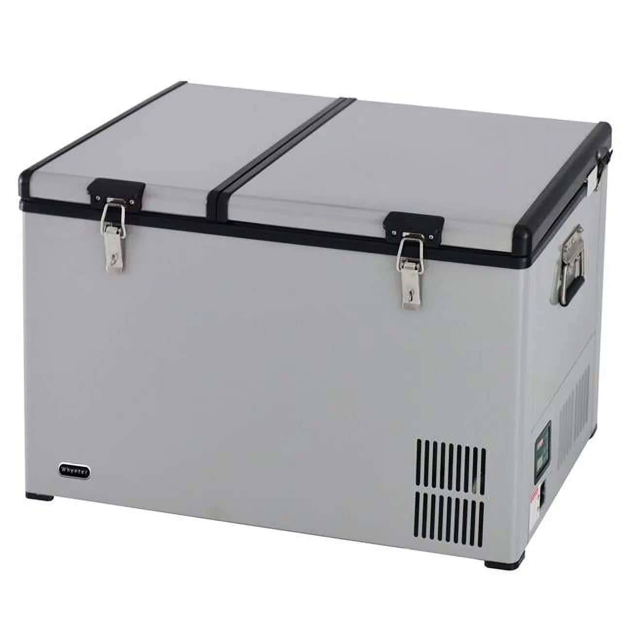 90 Quart Dual Zone Portable Fridge Freezer with Wheels E536