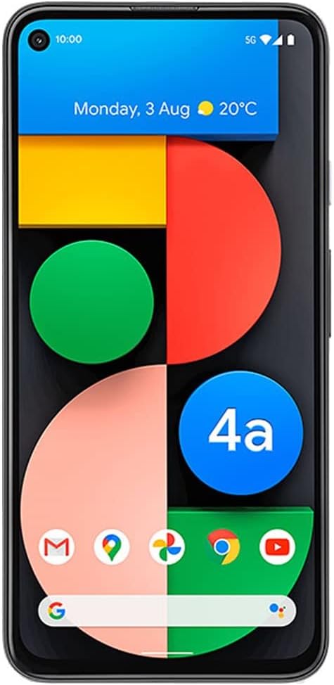Pixel 4a with 5G 128GB 6GB 6.2" OLED 4K Dual Camera Unlocked Just Black V65333