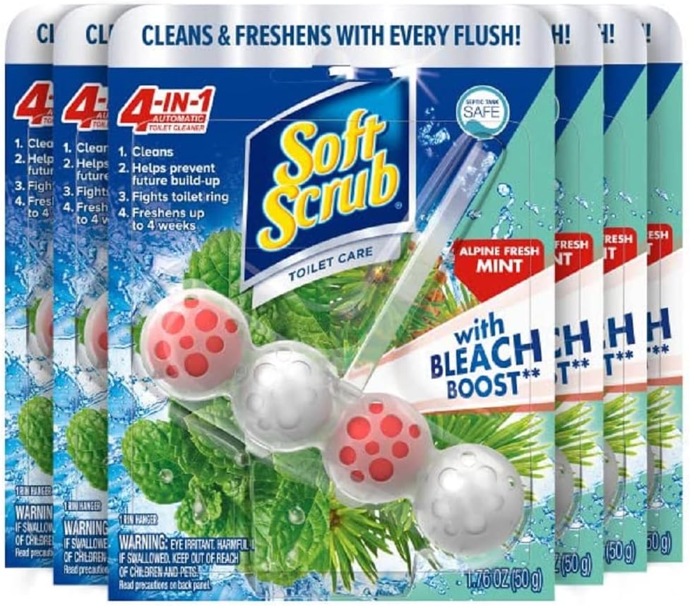 6 Count Toilet Bowl Cleaner with Bleach N2946