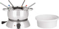 3-in-1 Electric Fondue Set, 81 Ounce, Silver M5506