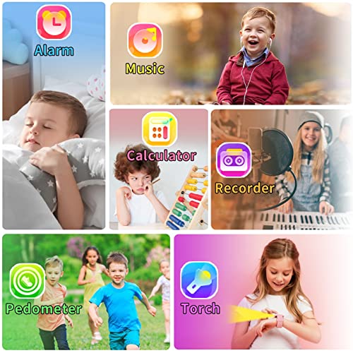 Kids Smart Watch with HD Touch Screen Camera Music Player R235