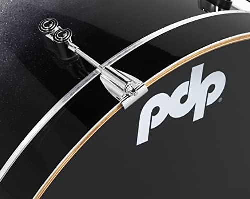 7-Piece Maple Shell Pack with Chrome Hardware Silver to Black Fade N988975