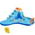 Dual Lane Inflatable Water Slide with Storage Bag & Blower V349519