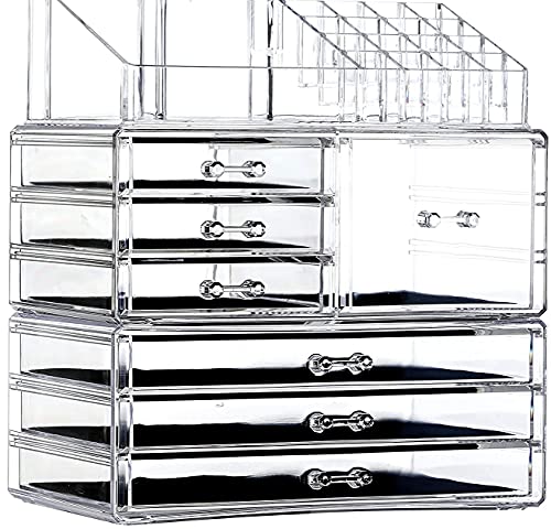 Clear Acrylic 11 Drawers Makeup Storage Organizer K133581