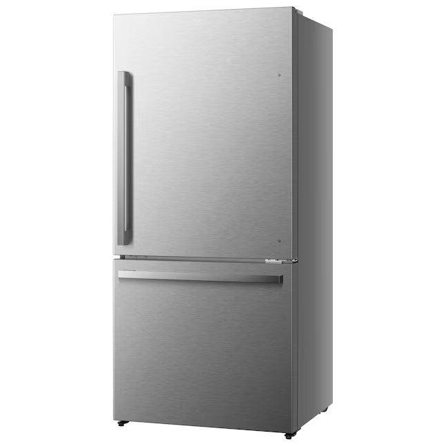 17.2-cu ft Counter-depth Bottom-Freezer Refrigerator (Fingerprint Resistant Stainless Steel) M9541