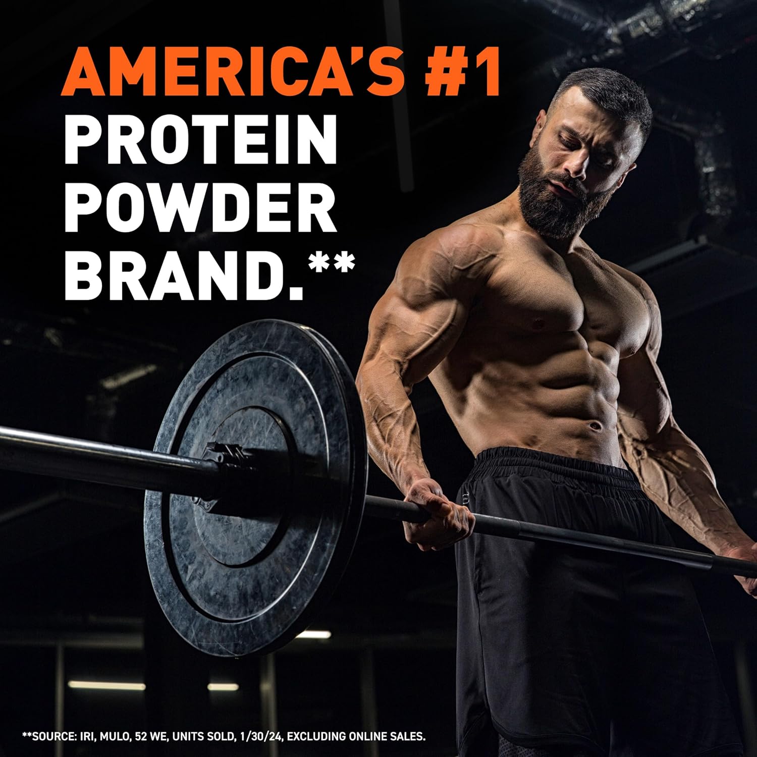 Whey Protein Powder, Strawberry, 60g Protein, 12g BCAAs Per 2 Scoops, Creatine Monohydrate Micronized Powder 500G, 5000mg Per Serv (5g), 100 Servings A180887