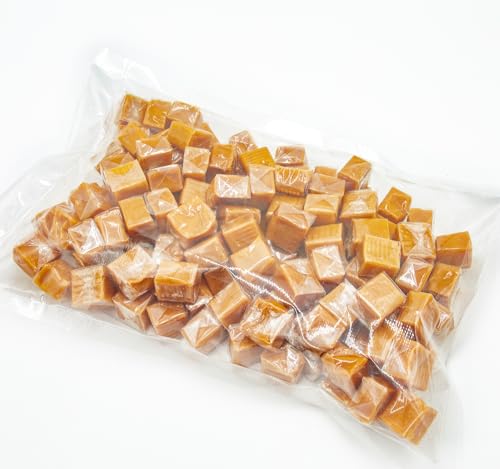 CARAMEL SQUARES Candy 2 lb Bulk Bag Soft Chewy Taffy Classic Milk Flavor Individually Wrapped 128 Pieces A859
