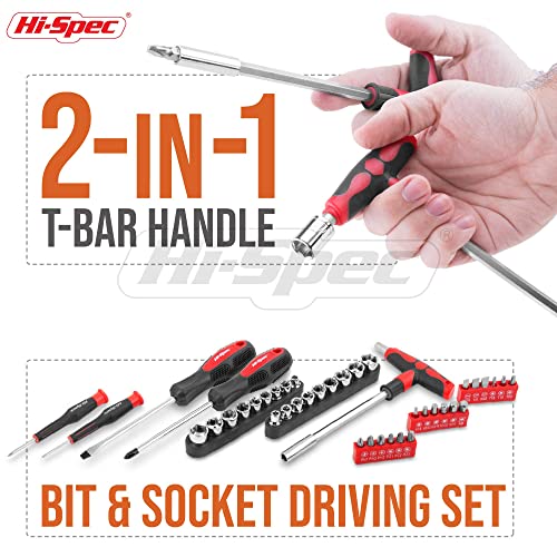 67Pc Metric Auto Mechanic Tool Set with Tool Box Storage Case N6298