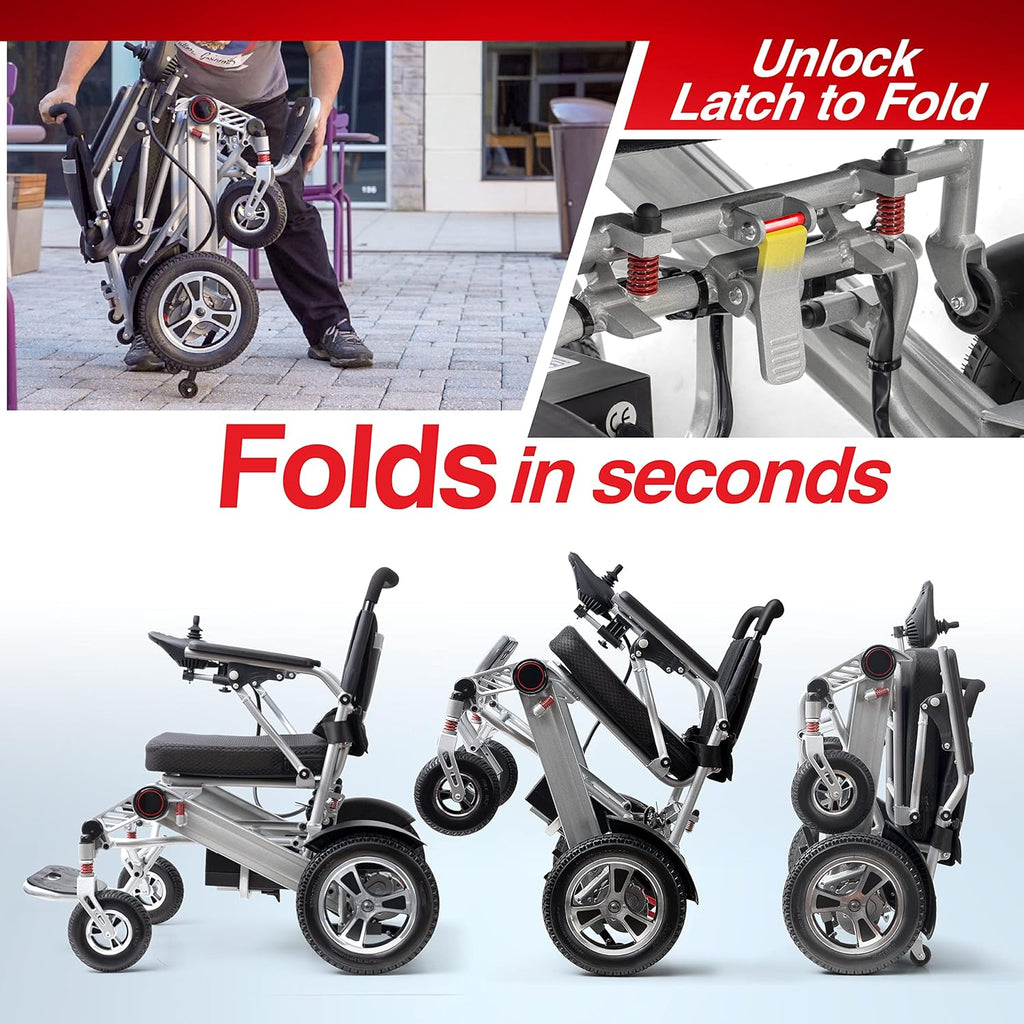 Gray Electric Wheelchair E97374