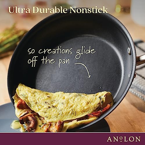 4 Quart Hard Anodized Nonstick Square Fry Pan with Helper Handle K7156