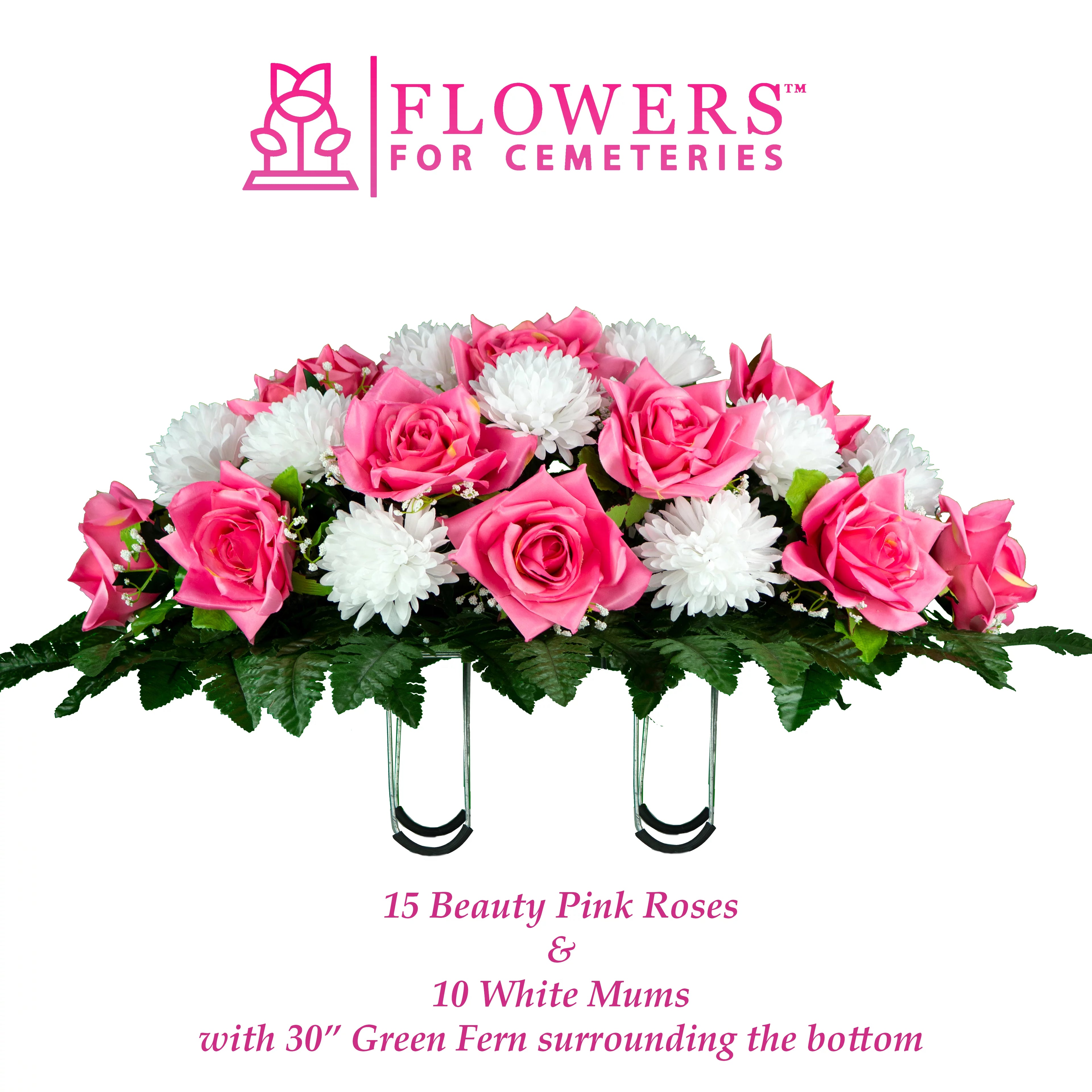 30" Artificial Cemetery Flowers Y882