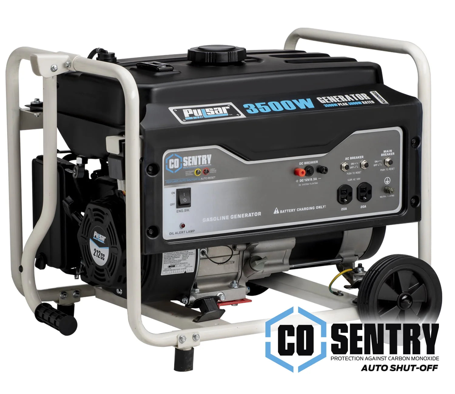 3,500-Watt Gasoline Powered Generator with CO Sentry M49320