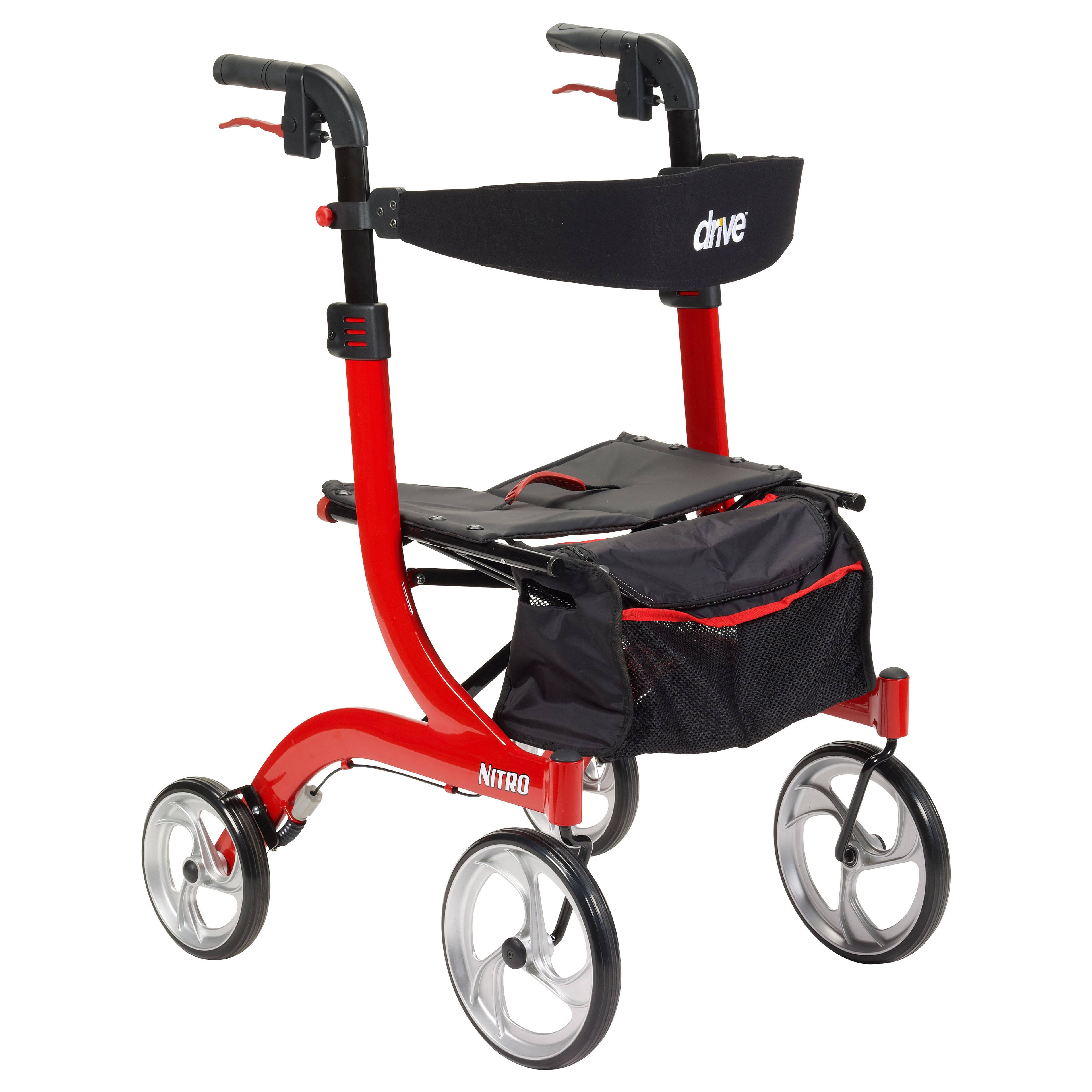 Red Rollator Walker Z386355