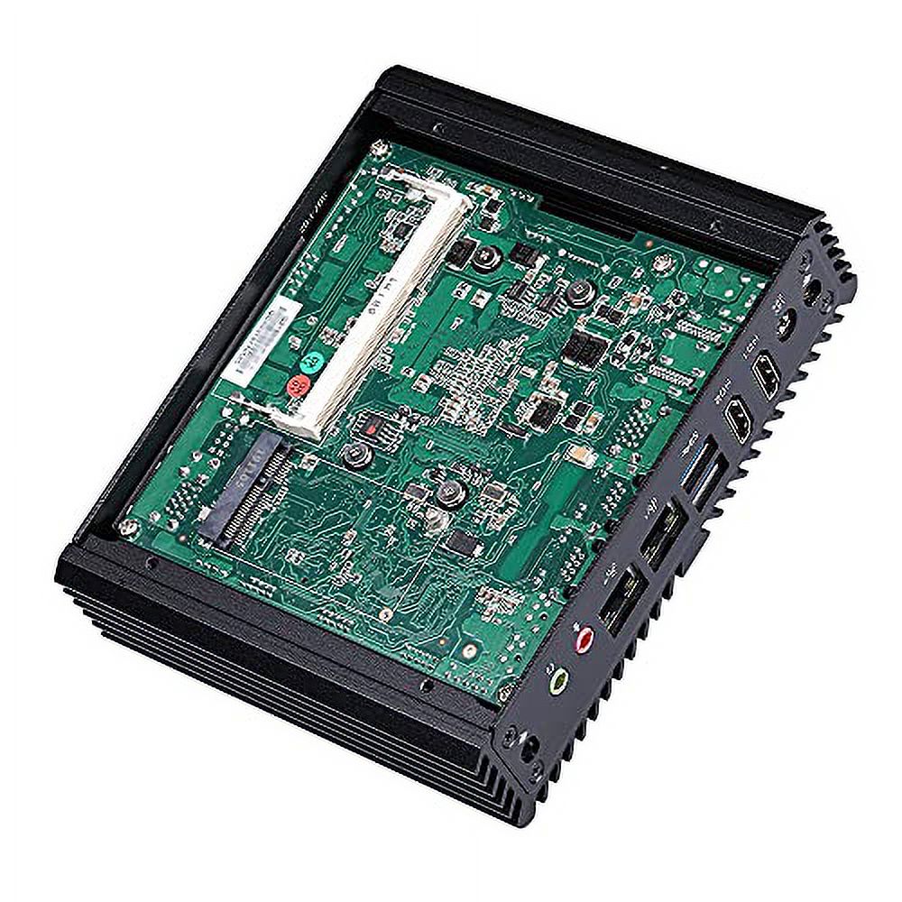 Mini Desktop Computer Fanless Intel Pentium J3710 Quad Core 8GB RAM 128GB SSD Z177