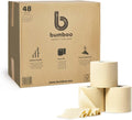 48 Pack Unbleached 3 Ply 300 Sheets Bamboo Toilet Roll M2938