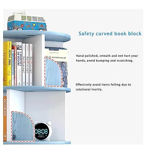Brown 40 x 160cm Wooden Rotating Bookcase P656671