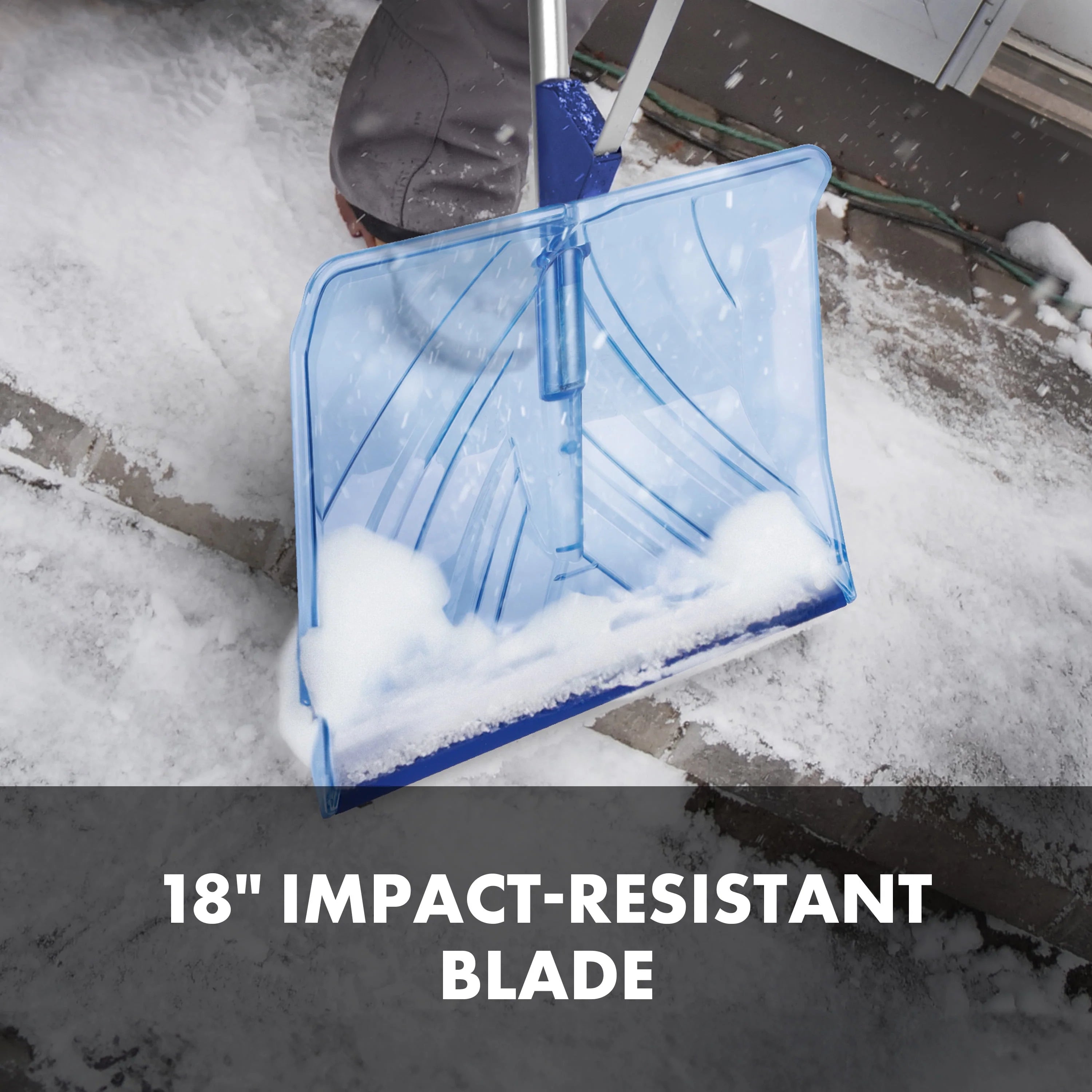 18-inch Poly Blade Snow Shovel T222853
