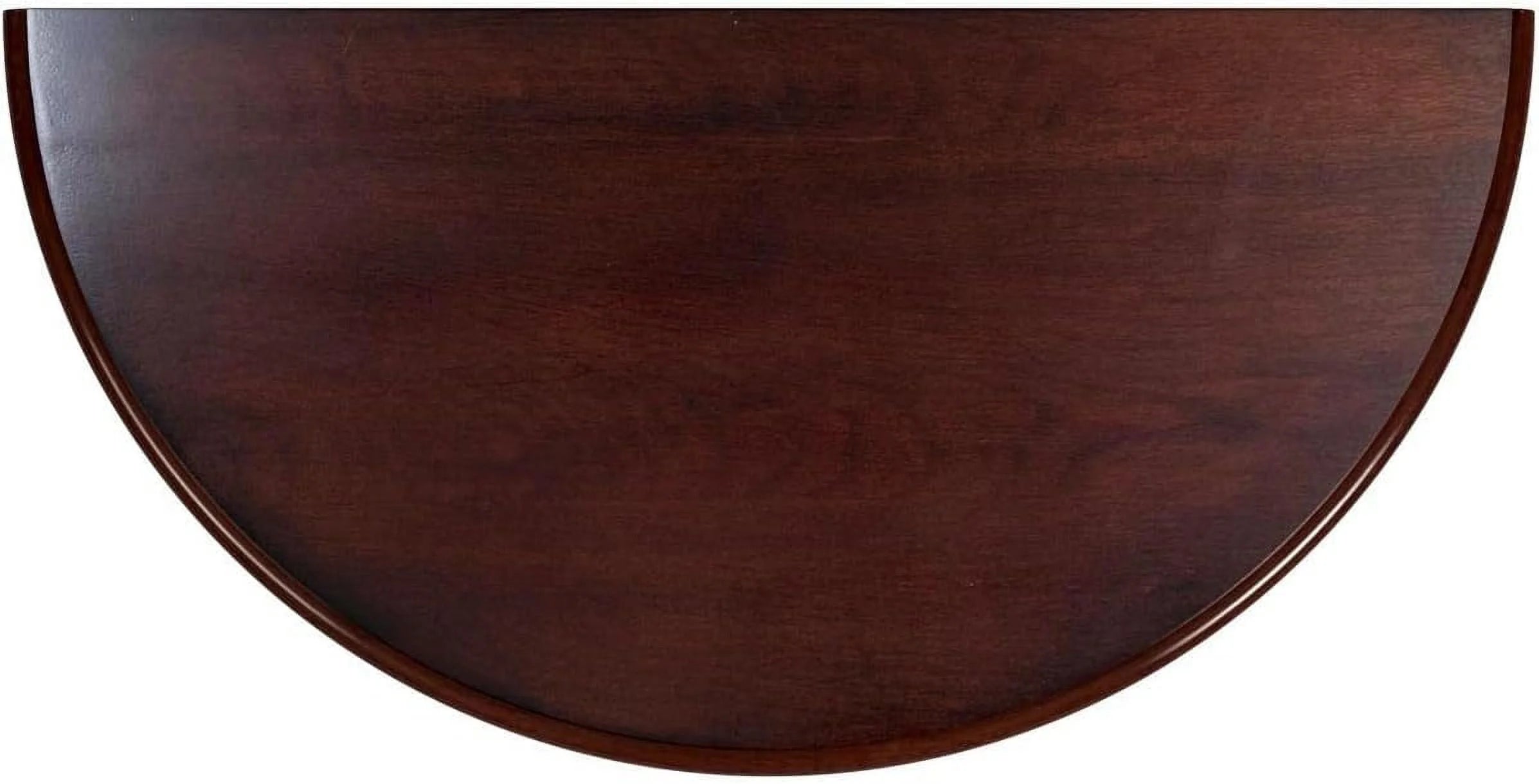 Cherry Brown Demilune Console Table U106107