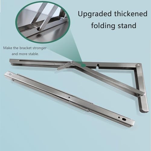 Wall Mounted Folding Table in Stainless Steel T8091