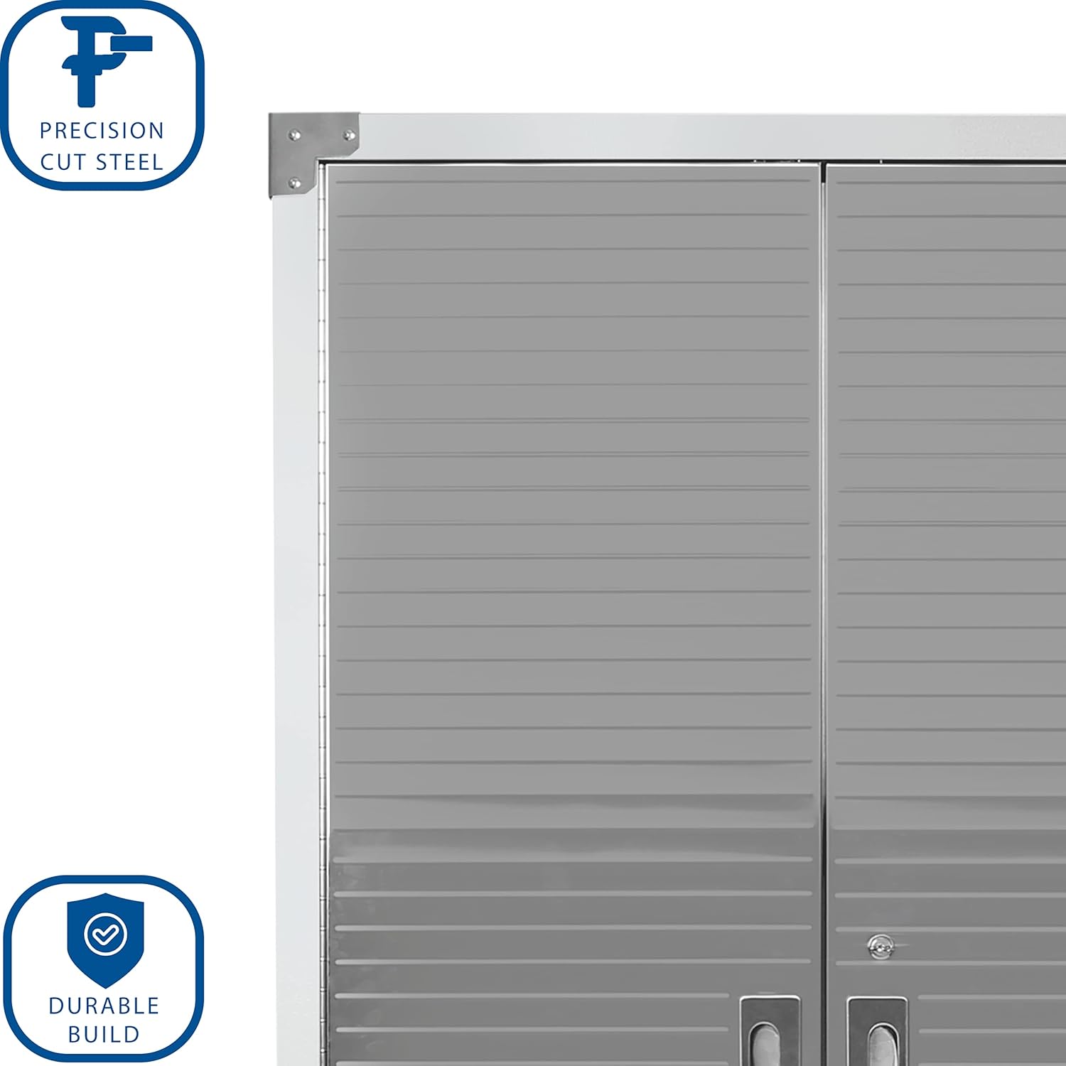 Full Door Rolling Storage Cabinet, 36" W x 18" D x 72" H, Granite W899