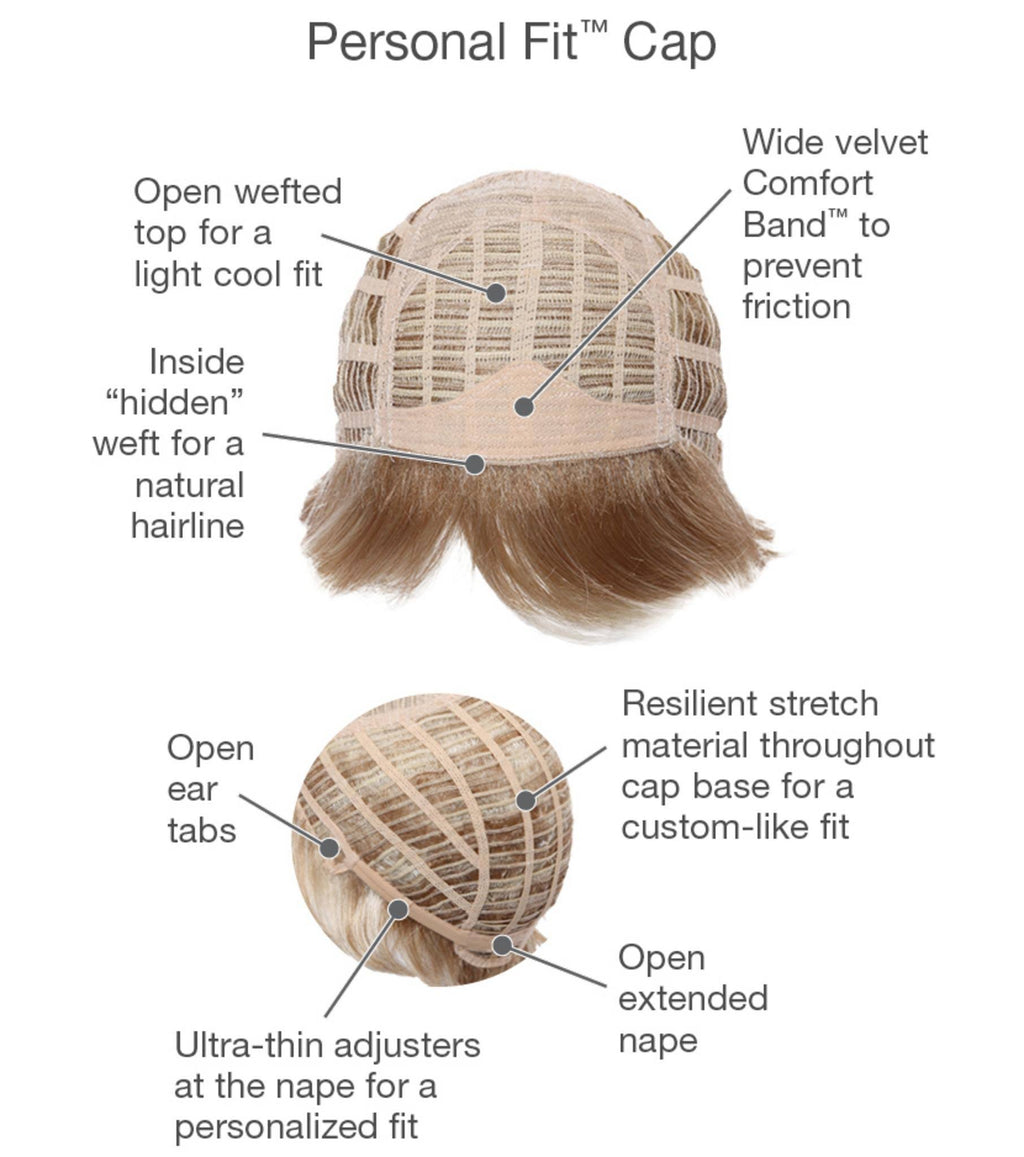 Synthetic Wig, Platinum Mist H91683