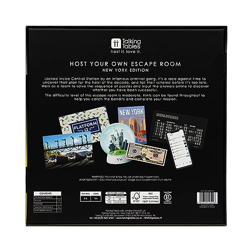 Escape Room Game Interactive Family Games Night 2-6 Players Ages 16+ N446055