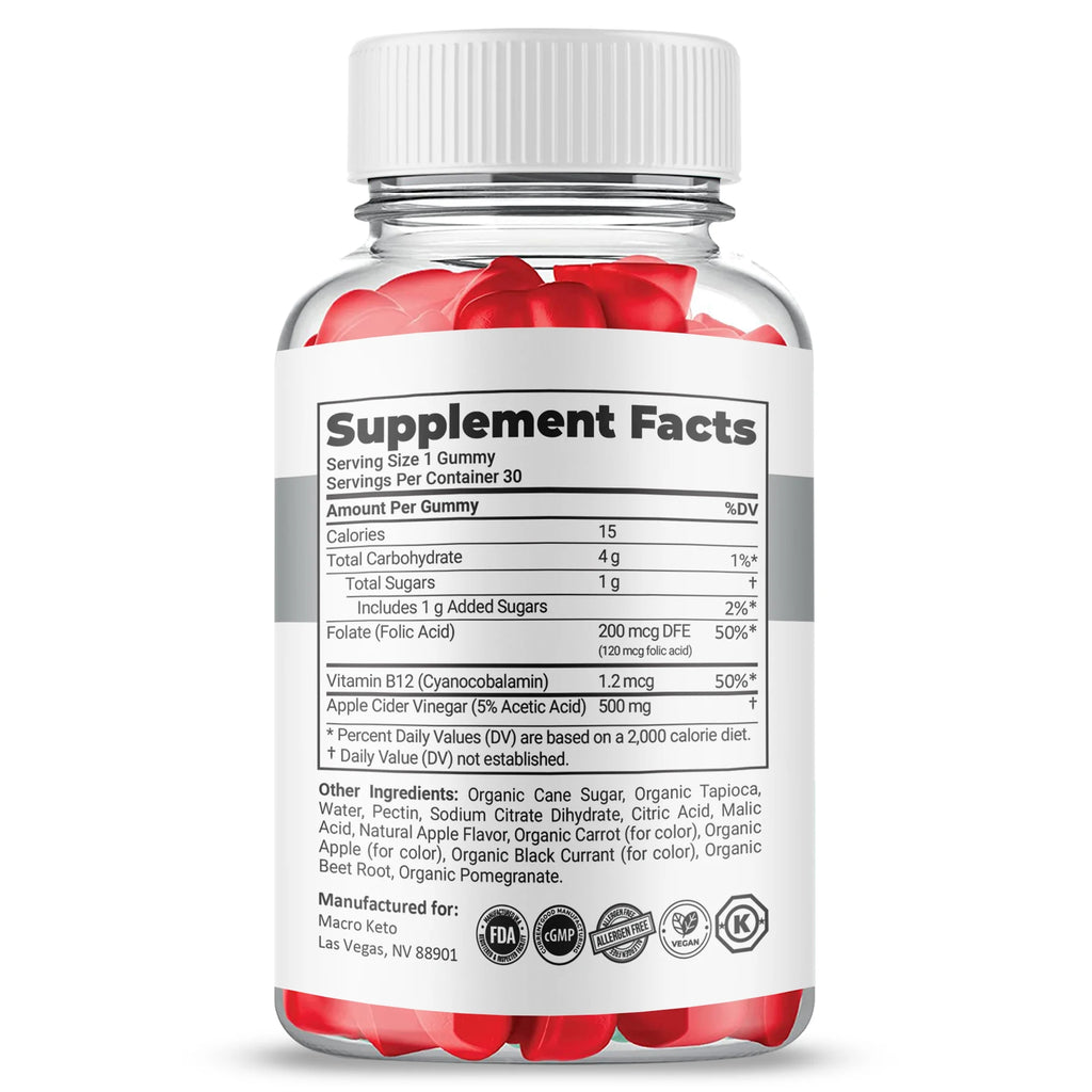 (5 Pack) Apple Cider Vinegar Dietary Supplement O1213