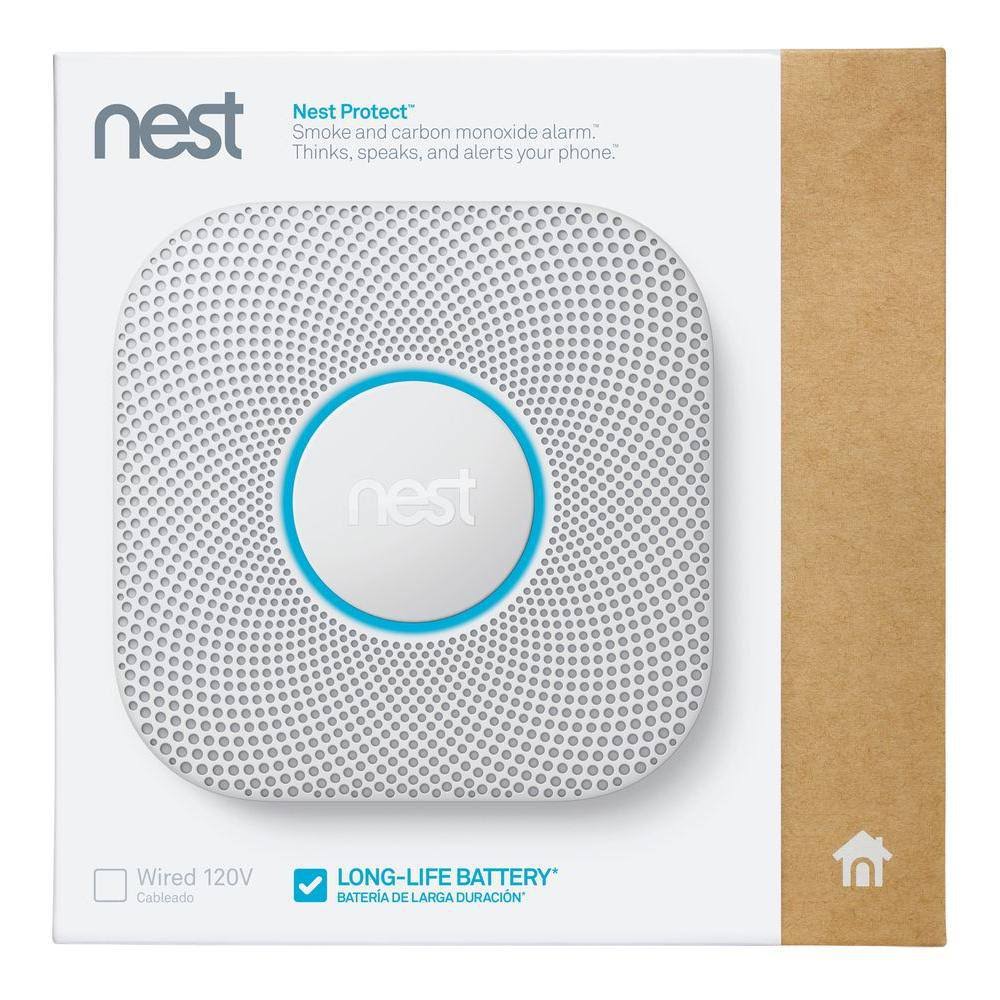 White 2 Pack Smoke and Carbon Monoxide Alarm J1827