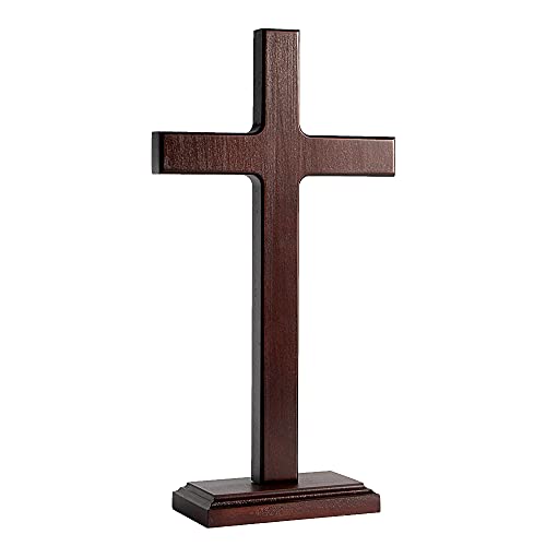12.5 Inch Wooden Wall Cross H892