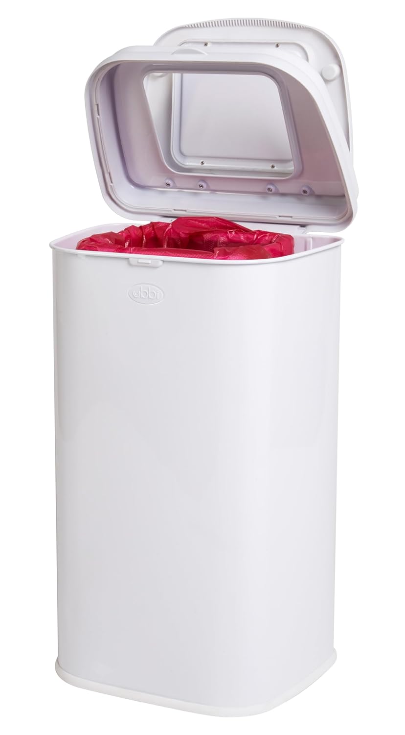 Stainless Steel Lavender Scented Diaper Pail with 36 Refill Bags C7211