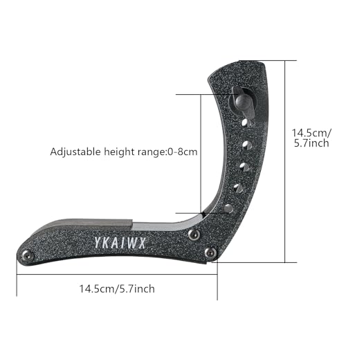 Black Adjustable Guitar Footrest F875486