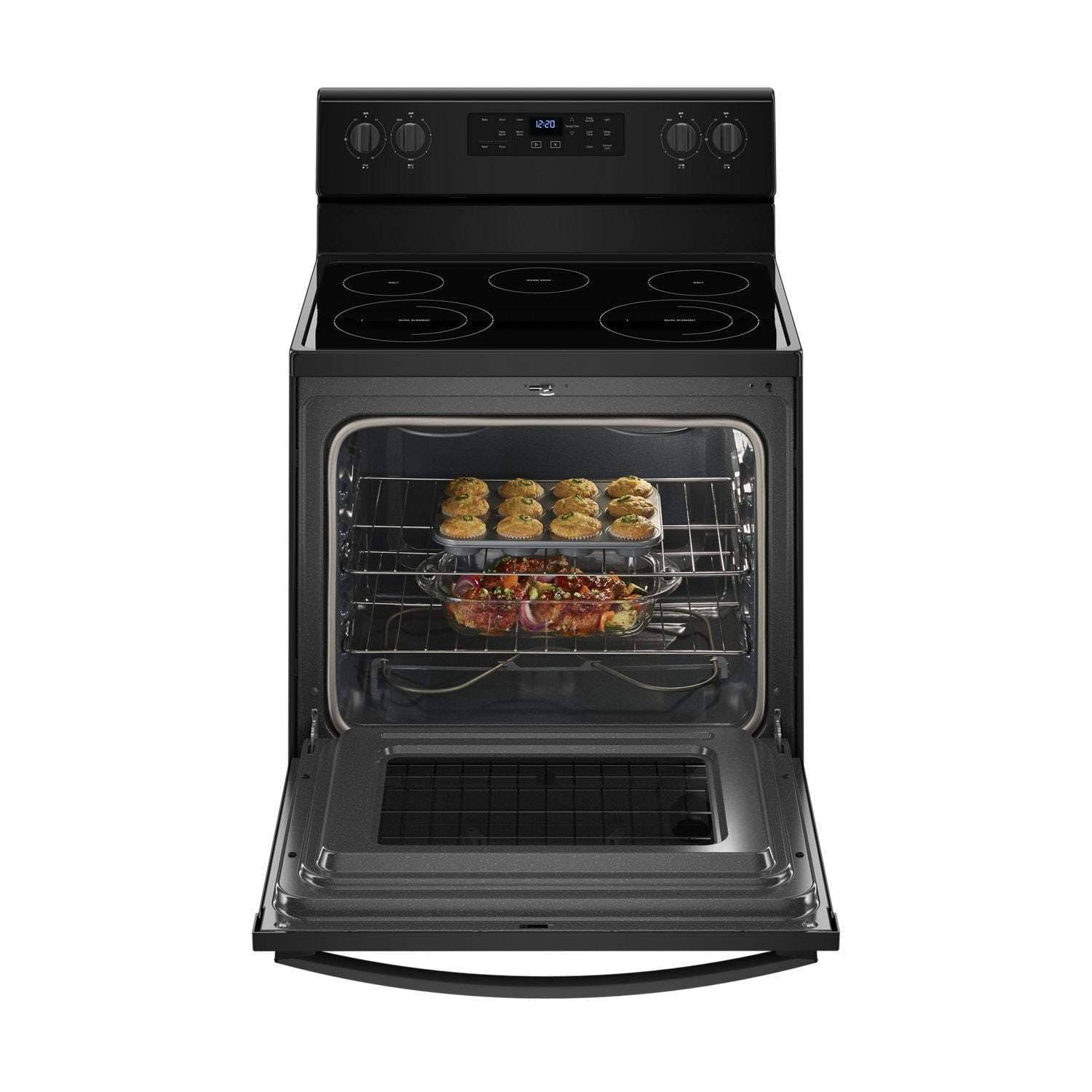 Black Freestanding Electric Range 5.3 cu ft N972