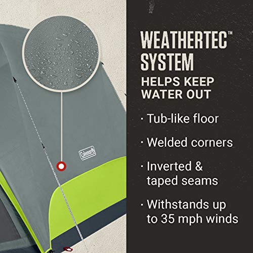 4/6/8 Person Weatherproof Camping Tent with Screen Room F1887