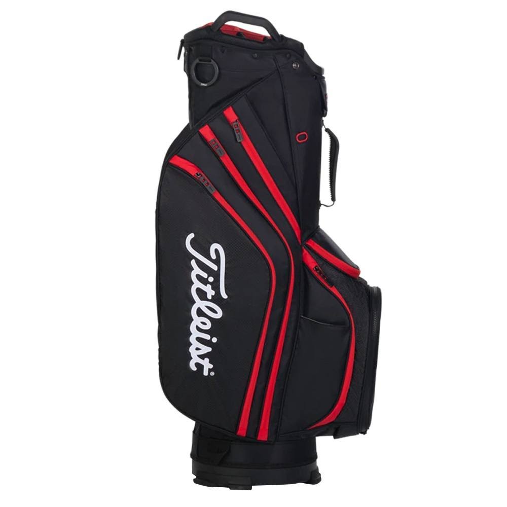 Black/Black/Red Lightweight Golf Bag T592